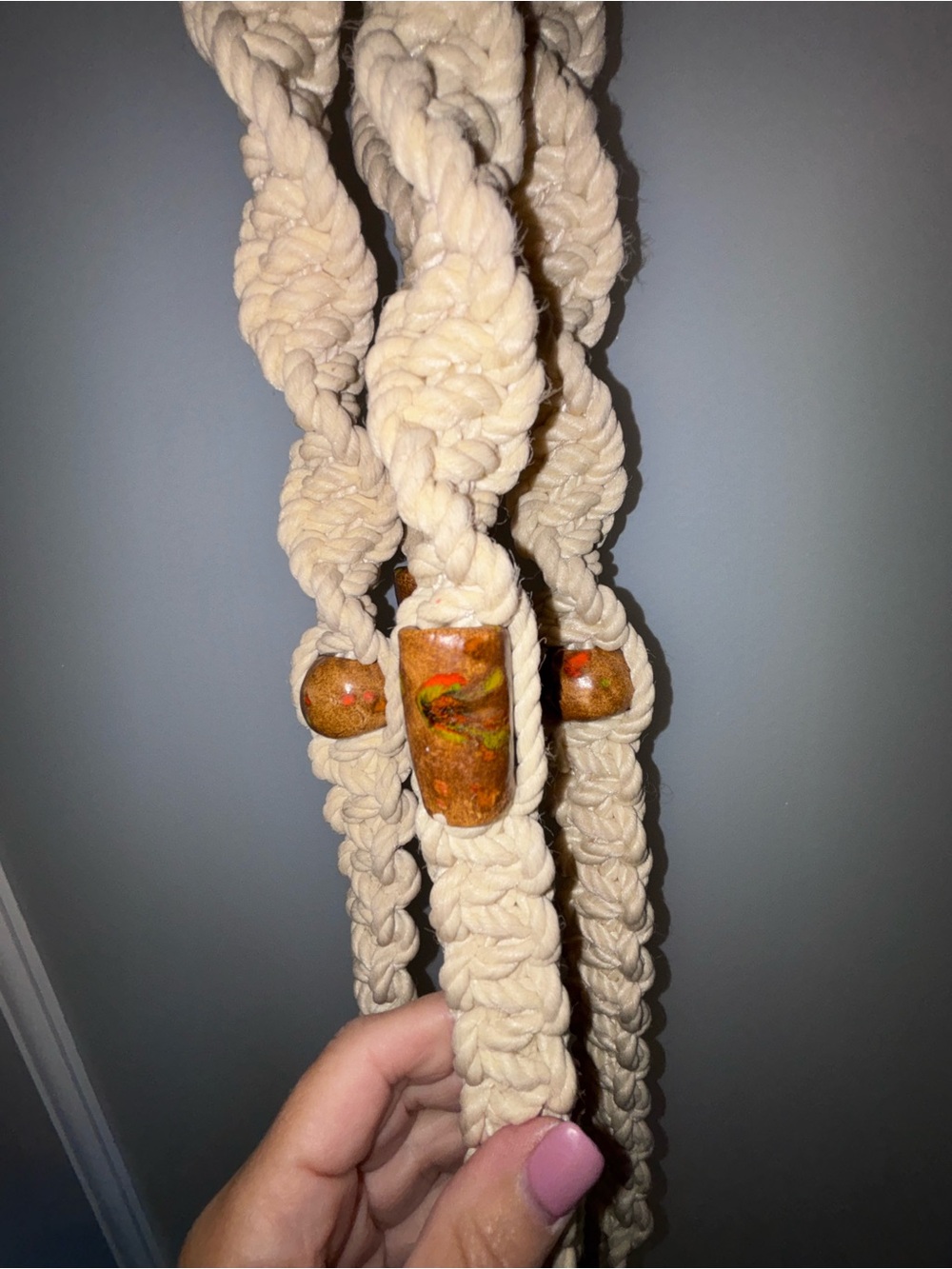 6 foot macrame plant holder